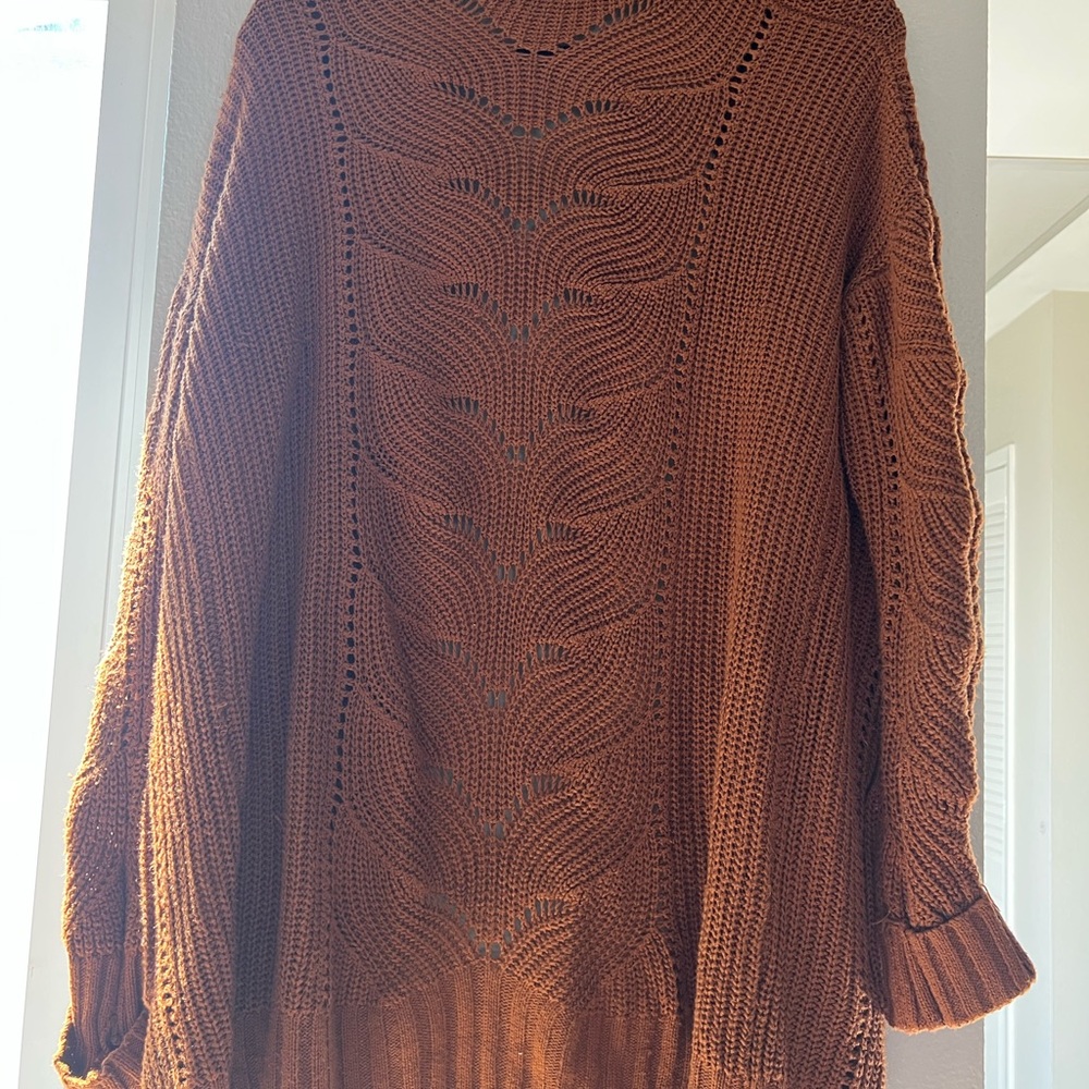 Pink Republic Rust Knit Cardigan length 30 - Picture 2 of 7